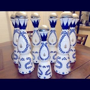 4 large Clase Azul bottles